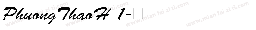 PhuongThaoH 1字体转换